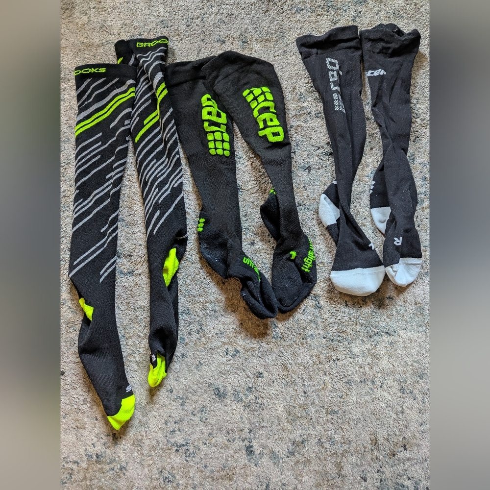 Compression Running Socks 3 Pair